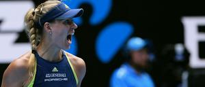 Halbfinale in Melbourne erreicht: Angelique Kerber nach dem souveränen Sieg gegen Madison Keys