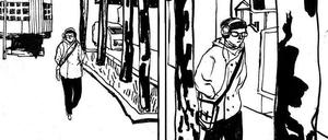 Gedankengang. Zwei Panels aus dem besprochenen Buch.