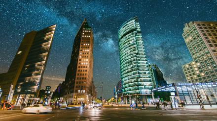 Der Potsdamer Platz in Berlin.