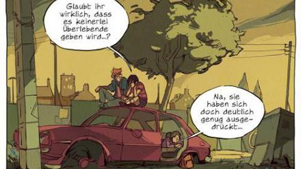 Endzeit-Drama. Eine Seite aus „Magdas Apokalypse“.