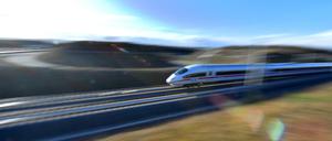 Konkurrenz auf dem Gleis. Die Neubaustrecke Berlin-München soll sogar noch ausgebaut werden.