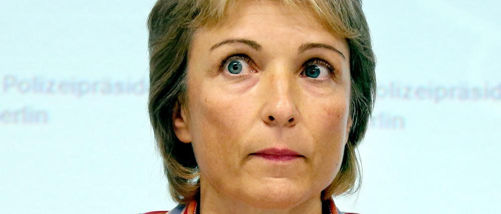 Die Staatsschutzchefin des Landeskriminalamtes, Jutta Porzucek.