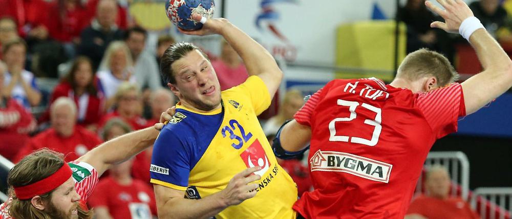 Schwedens Mattias Zachrisson traf achtmal gegen die Dänen.