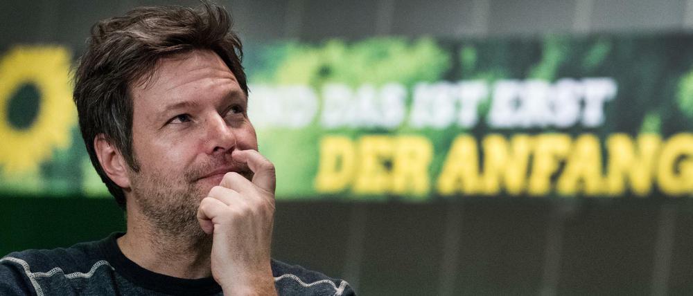 Kann für den Parteivorsitz kandidieren: Robert Habeck (Bündnis 90/Die Grünen), Umweltminister von Schleswig-Holstein