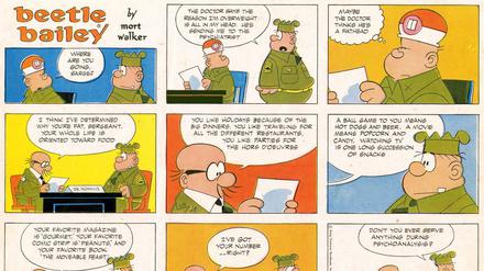 Klassiker: Ein „Beetle Bailey“-Strip aus dem Jahr 1972.