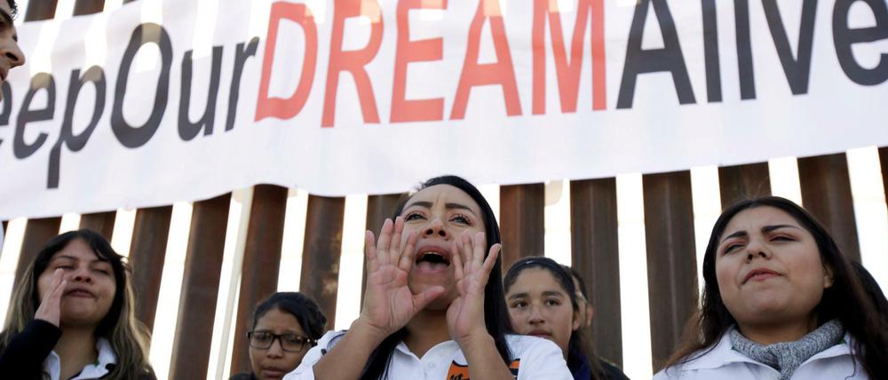 Auch mehrere Dutzend sogenannte Dreamers werden zu Donalds Trump Rede zur Lage der Nation erwartet.