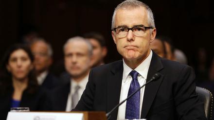 FBI-Vize-Chef Andrew McCabe tritt zurück. 