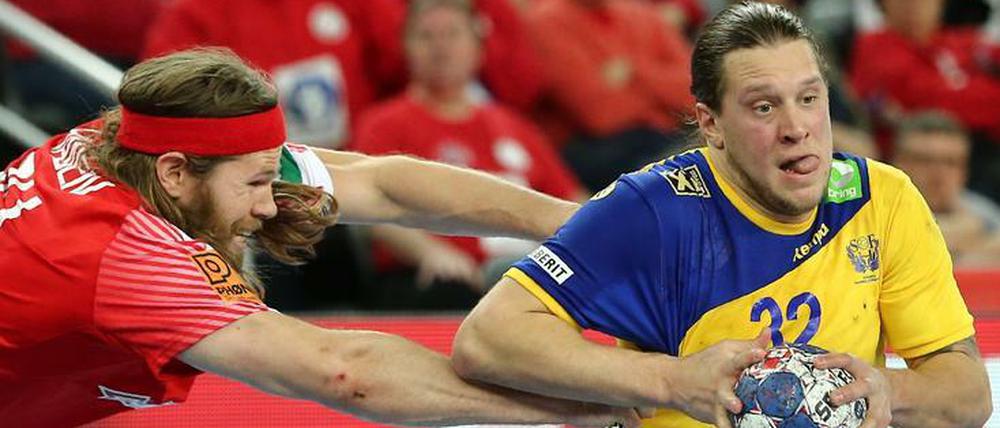 Mattias Zachrisson (r.) kann mit Schweden den ersten EM-Titel seit 2002 holen.