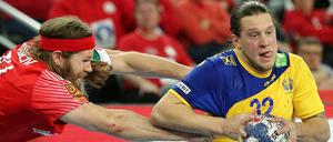 Mattias Zachrisson (r.) kann mit Schweden den ersten EM-Titel seit 2002 holen.
