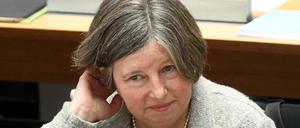 Bausenatorin Katrin Lompscher (Die Linke) am 25.01.2018 im Abgeordnetenhaus