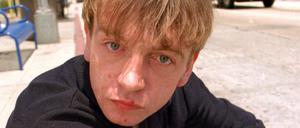 Der Sänger der britischen Post-Punk-Band The Fall, Mark E. Smith, hier 1994 in Los Angeles