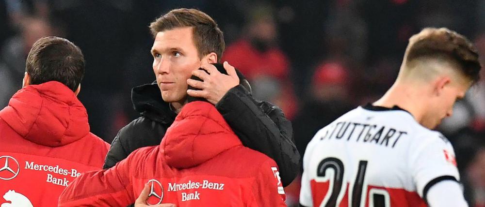 Vorerst kein Mannschaftsfrühstück mehr. Hannes Wolf, Ex-Trainer des VfB Stuttgart.