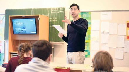 Voll dabei: Quereinsteiger Nicolás Urióstegui.