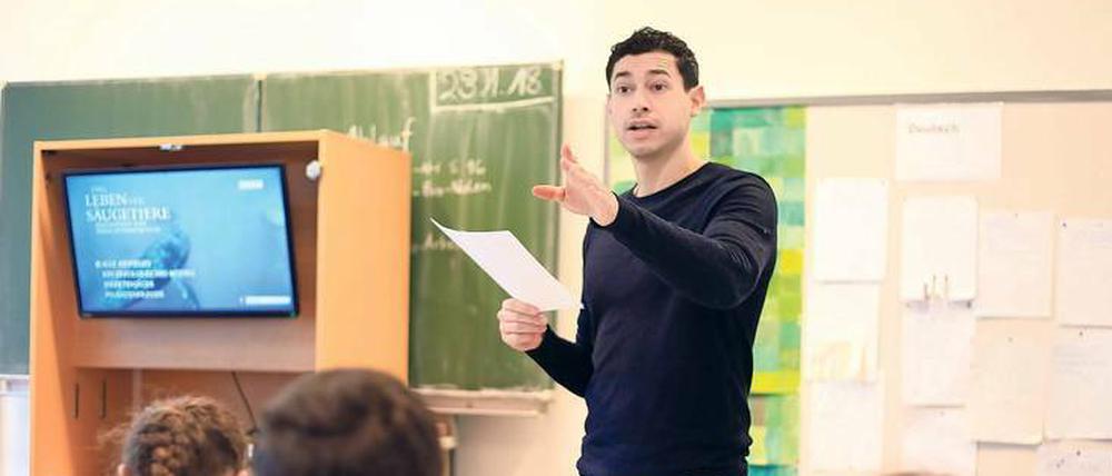 Voll dabei: Quereinsteiger Nicolás Urióstegui.