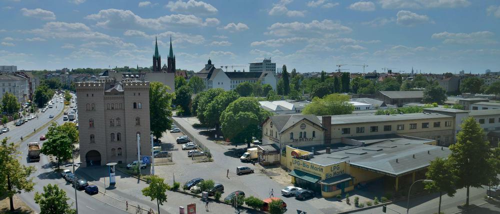 Streitobjekt Dragoner-Areal in Kreuzberg.
