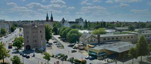 Streitobjekt Dragoner-Areal in Kreuzberg.