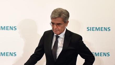 Siemens-Chef Joe Kaeser am Mittwoch.