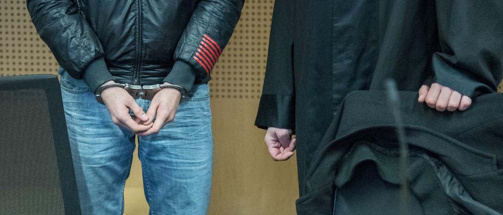 Der Angeklagte Jan G. während des Prozesses am Landgericht in Frankfurt/Oder.