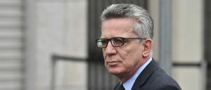 Bundesinnenminister Thomas de Maizière lässt Angriffe gegen Christen gesondert erfassen.