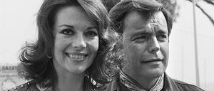Natalie Wood und ihr Mann Robert Wagner beim Filmfestival in Cannes 1976.