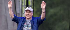 Paul Simon im Juni 2017 bei einem Konzert in Wisconsin. 