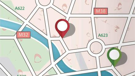 Wegweiser. Digitale Karten, Sensoren und Kameras leiten künftig den Verkehr. 