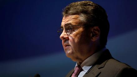 Sigmar Gabriel bei einer Sicherheitskonferenz in Tel Aviv. 
