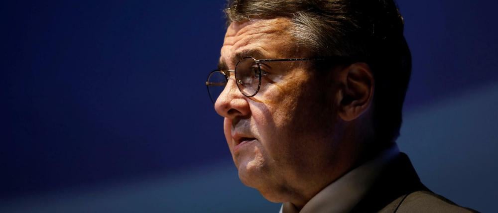 Sigmar Gabriel bei einer Sicherheitskonferenz in Tel Aviv.