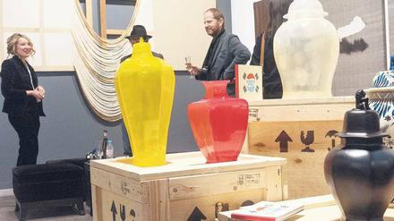 Blick in die Koje der Genfer Galerie Artvera’s 
