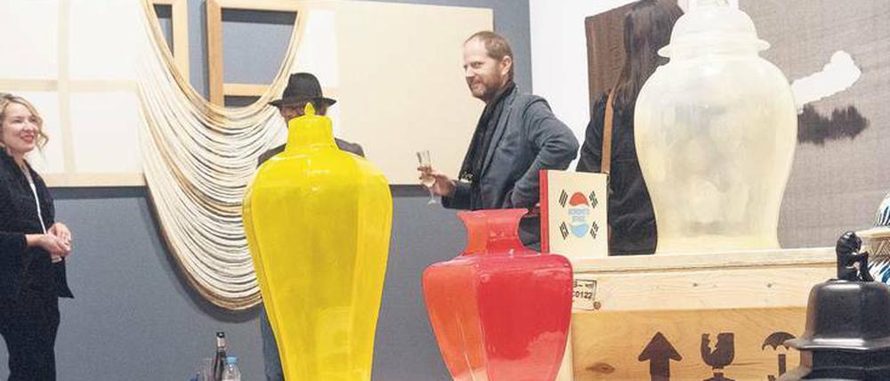 Blick in die Koje der Genfer Galerie Artvera’s 