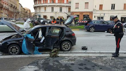 Rassenhass als Motiv: Das Auto, aus dem der Schütze in Macerata auf Ausländer feuerte