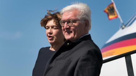 Bundespräsident Frank-Walter Steinmeier und seine Frau Elke Büdenbender.