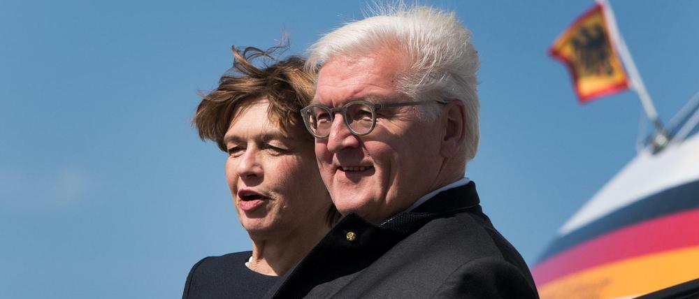 Bundespräsident Frank-Walter Steinmeier und seine Frau Elke Büdenbender.