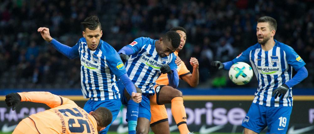 Eingenickt. Salomon Kalou erzielte das 1:1 für Hertha gegen Hoffenheim.