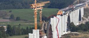 Großprojekt Eisenbahnbrücke.