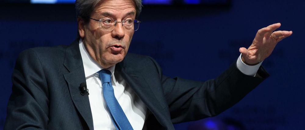 Der italienische Ministerpräsident Paolo Gentiloni.