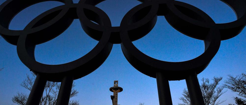 Wer braucht das und wie lange? Der Skisprungturm in Pyeongchang.