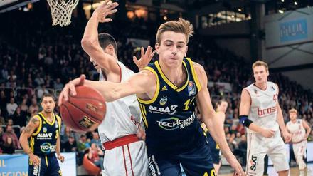 Junger Wilder. Der gebürtige Berliner Tim Schneider ist eines der größten deutschen Basketballtalente. Der 20-Jährige hat den Sprung ins Alba-Team geschafft.