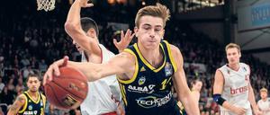 Junger Wilder. Der gebürtige Berliner Tim Schneider ist eines der größten deutschen Basketballtalente. Der 20-Jährige hat den Sprung ins Alba-Team geschafft.