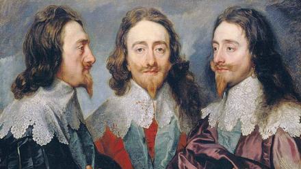 Gemalte Visitenkarte. Anthonis van Dyck stellte König Charles I. in drei verschiedenen Ansichten dar – aber auf einer einzigen Leinwand, geschaffen 1635/36 als Vorlage für den Bildhauer Bernini in Rom.
