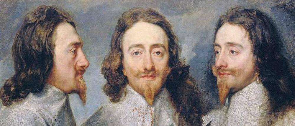Gemalte Visitenkarte. Anthonis van Dyck stellte König Charles I. in drei verschiedenen Ansichten dar – aber auf einer einzigen Leinwand, geschaffen 1635/36 als Vorlage für den Bildhauer Bernini in Rom.