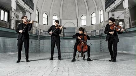 Klanggewaltig. Das Vision String Quartet.