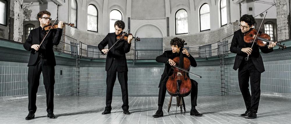 Klanggewaltig. Das Vision String Quartet.