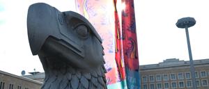 Der Eagle Square am Platz der Luftbrücke in Berlin.