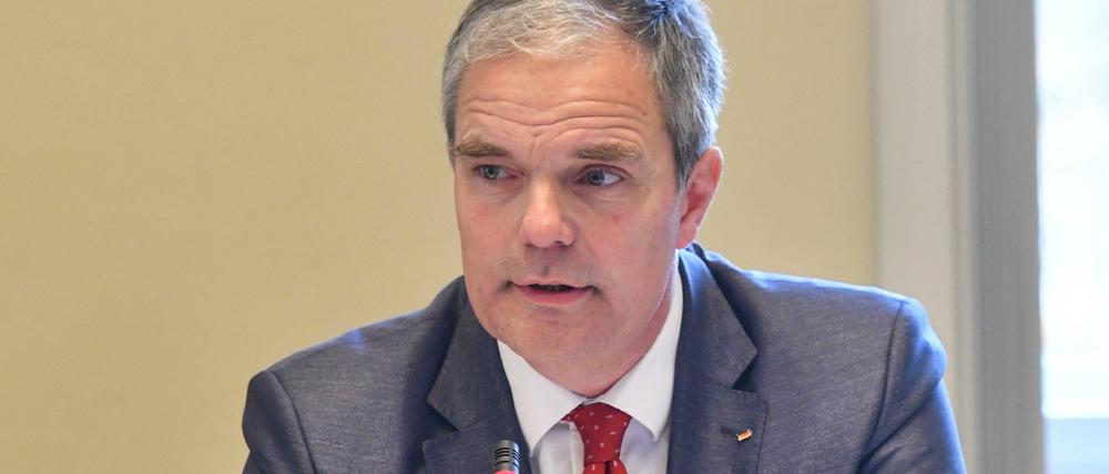 CDU-Politiker Burkard Dregger wirft AfD-Abgeordneten wegen ihrer Krim-Reise vor, sich zu Vasallen Russlands zu machen.
