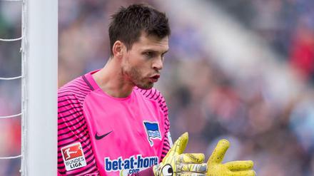 Er kann wieder. Rune Jarstein fiel drei Spiele lang verletzt aus, nun ist er wieder fit.