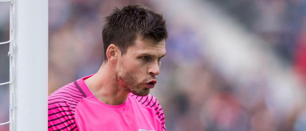 Er kann wieder. Rune Jarstein fiel drei Spiele lang verletzt aus, nun ist er wieder fit.