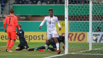 Kingsley Coman brachte den Favoriten mit seinem Tor zum 1:0 früh auf Kurs.