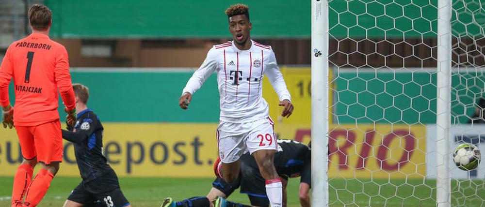 Kingsley Coman brachte den Favoriten mit seinem Tor zum 1:0 früh auf Kurs.