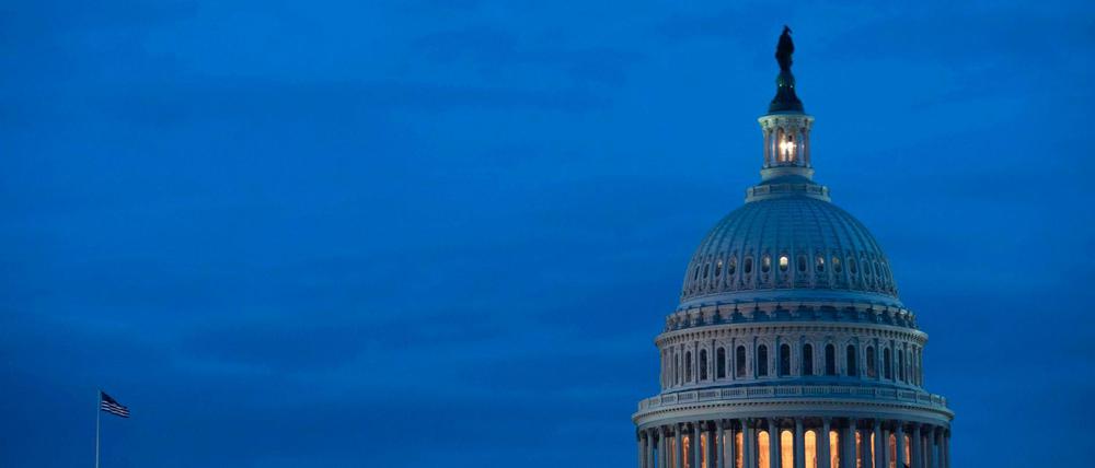 Der Kongress in Washington beriet bis nach Mitternacht über den Haushalt.